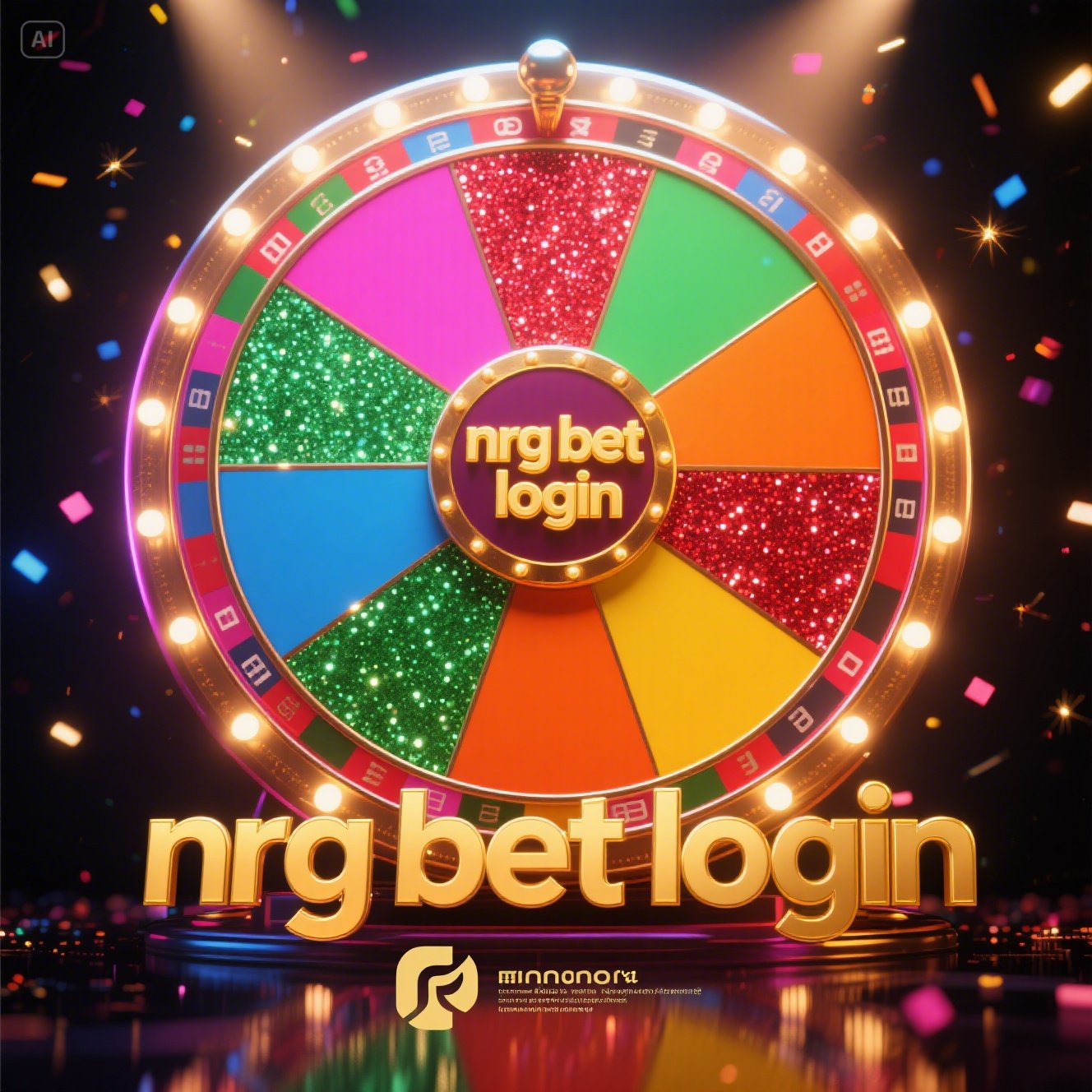 Screenshot of Nrg Bet login interface on mobile app